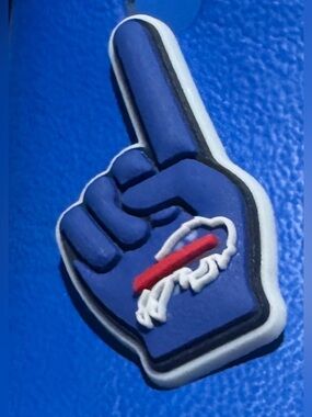 Buffalo bills croc charm glove number 1